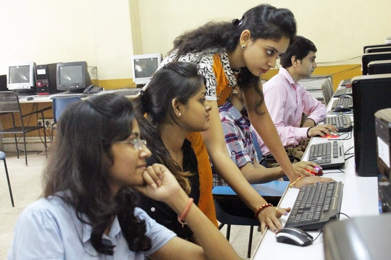 Girls in Computer Lab